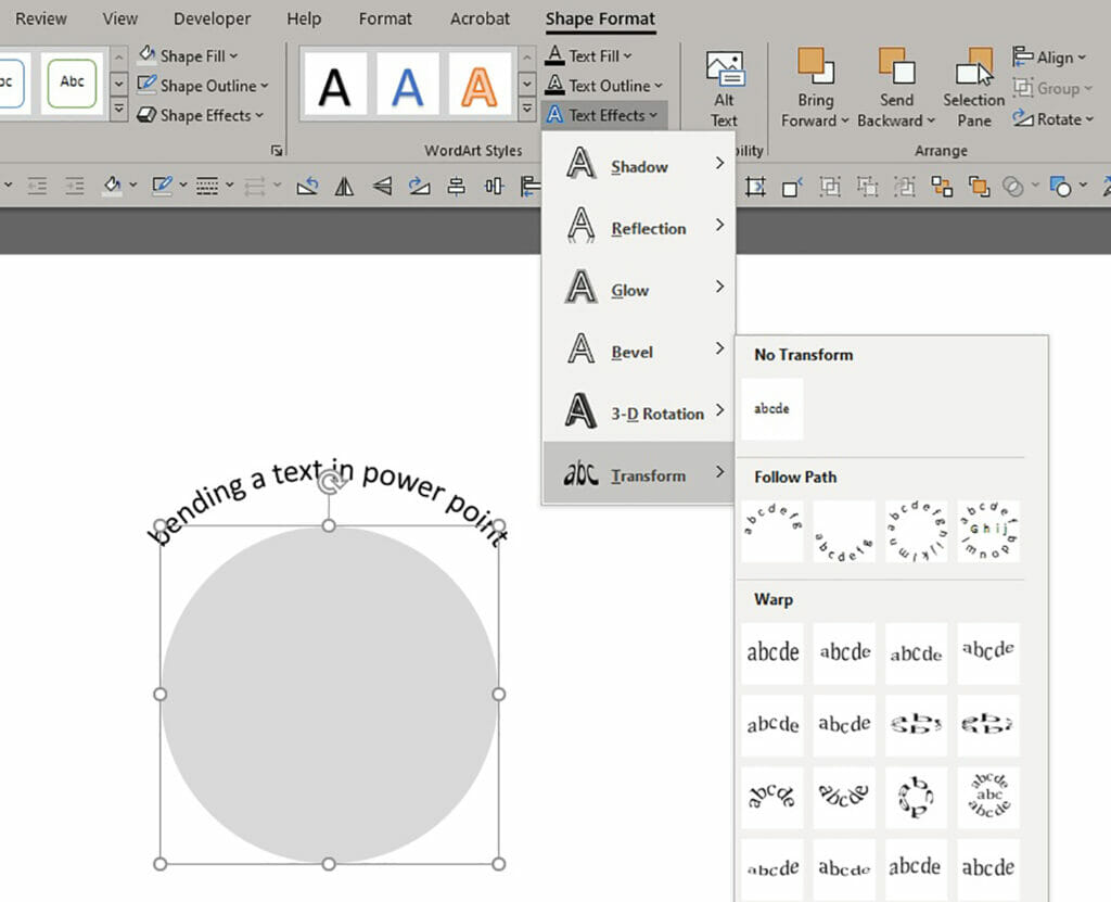 Curved Text In PowerPoint The Step By Step Guide