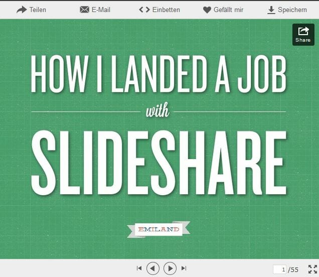 Online Job Application in PowerPoint or Slideshare - PresentationLoad