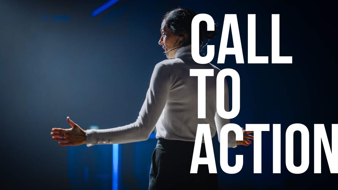Mit einem Call-to-Action Publikum motivieren