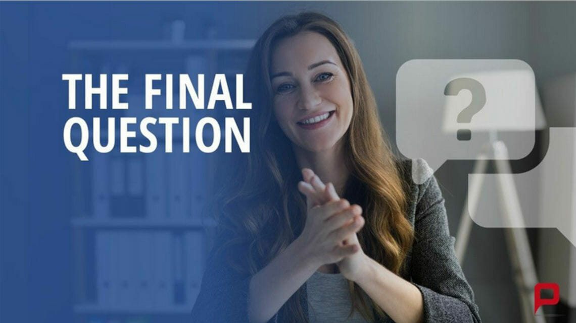 die letzte Frage in Präsentationen richtig formulieren