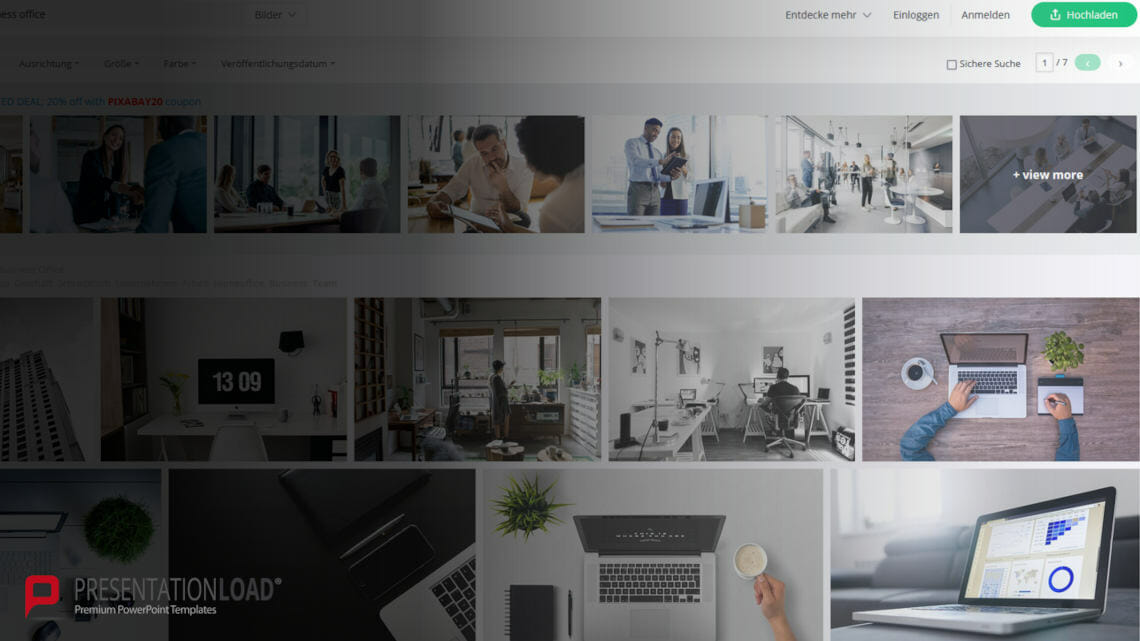 Die 5 besten, kostenlosen Bilddatenbanken-Seiten: Passende Bilder für Ihre Präsentation!