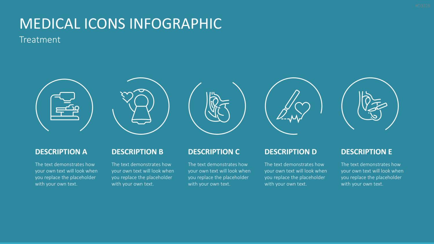 240 Line Icons – Medizin & Wissenschaft PowerPoint-Vorlage
