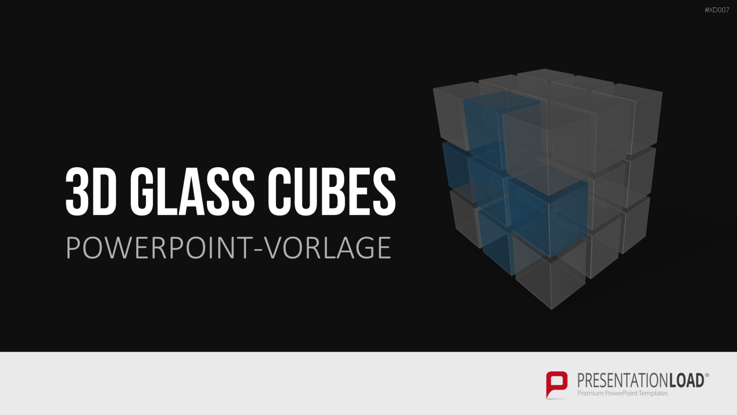 3D Würfel Bundle PowerPoint-Vorlage