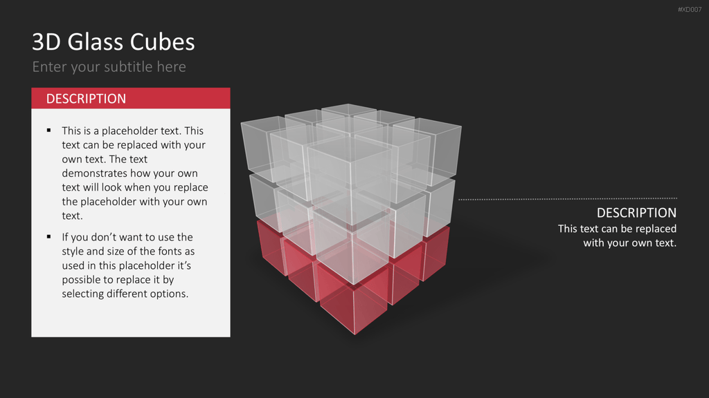 3D Würfel Bundle PowerPoint-Vorlage
