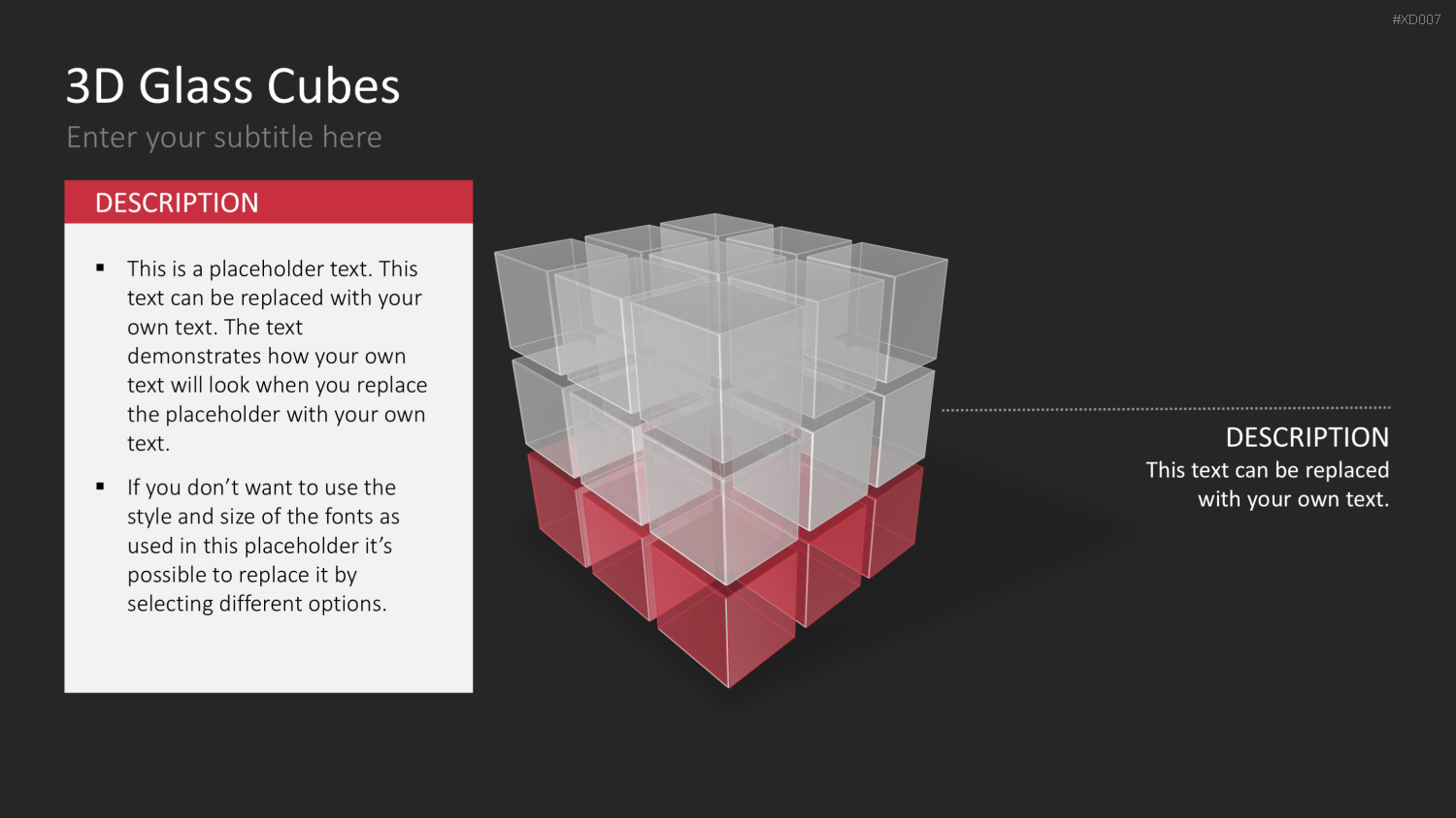 3D Würfel Bundle PowerPoint-Vorlage