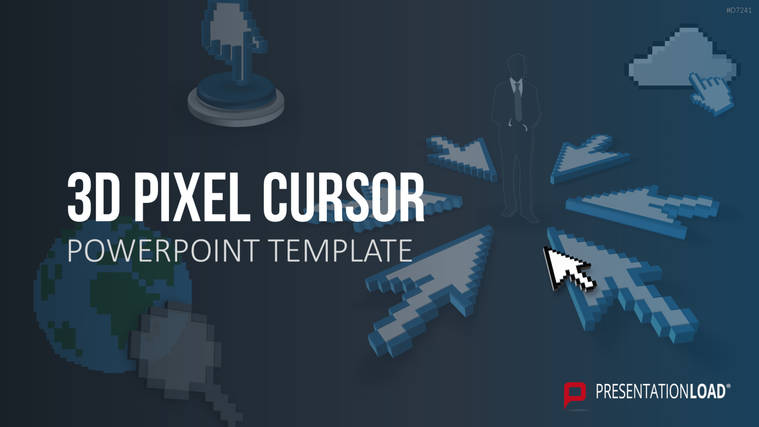Cursors 3D PowerPoint-Vorlage