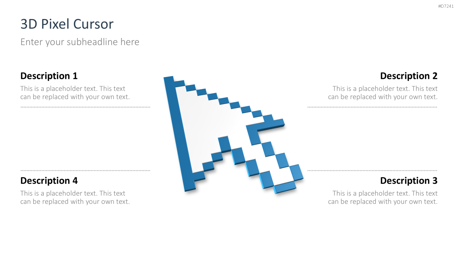 Cursors 3D PowerPoint-Vorlage