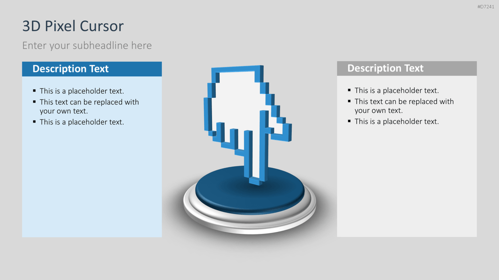 Cursors 3D PowerPoint-Vorlage