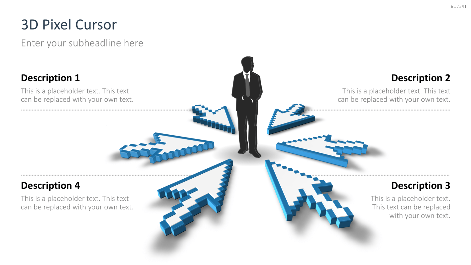 Cursors 3D PowerPoint-Vorlage