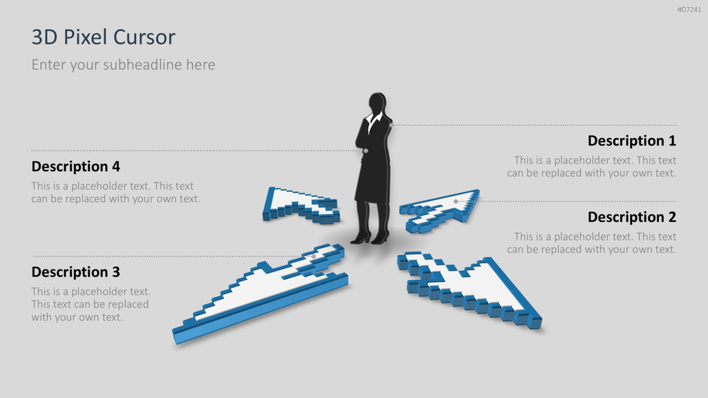 Cursors 3D PowerPoint-Vorlage
