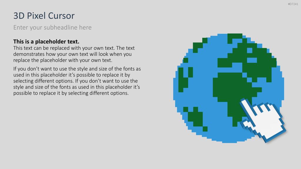 Cursors 3D PowerPoint-Vorlage