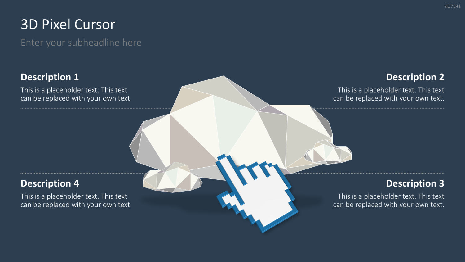 Cursors 3D PowerPoint-Vorlage