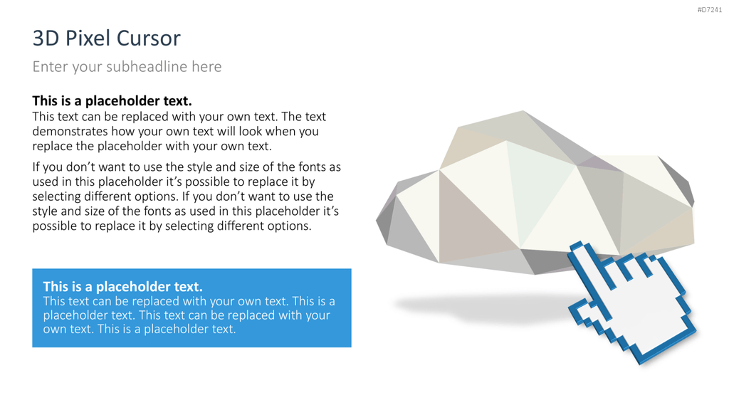 Cursors 3D PowerPoint-Vorlage