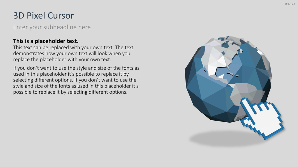Cursors 3D PowerPoint-Vorlage