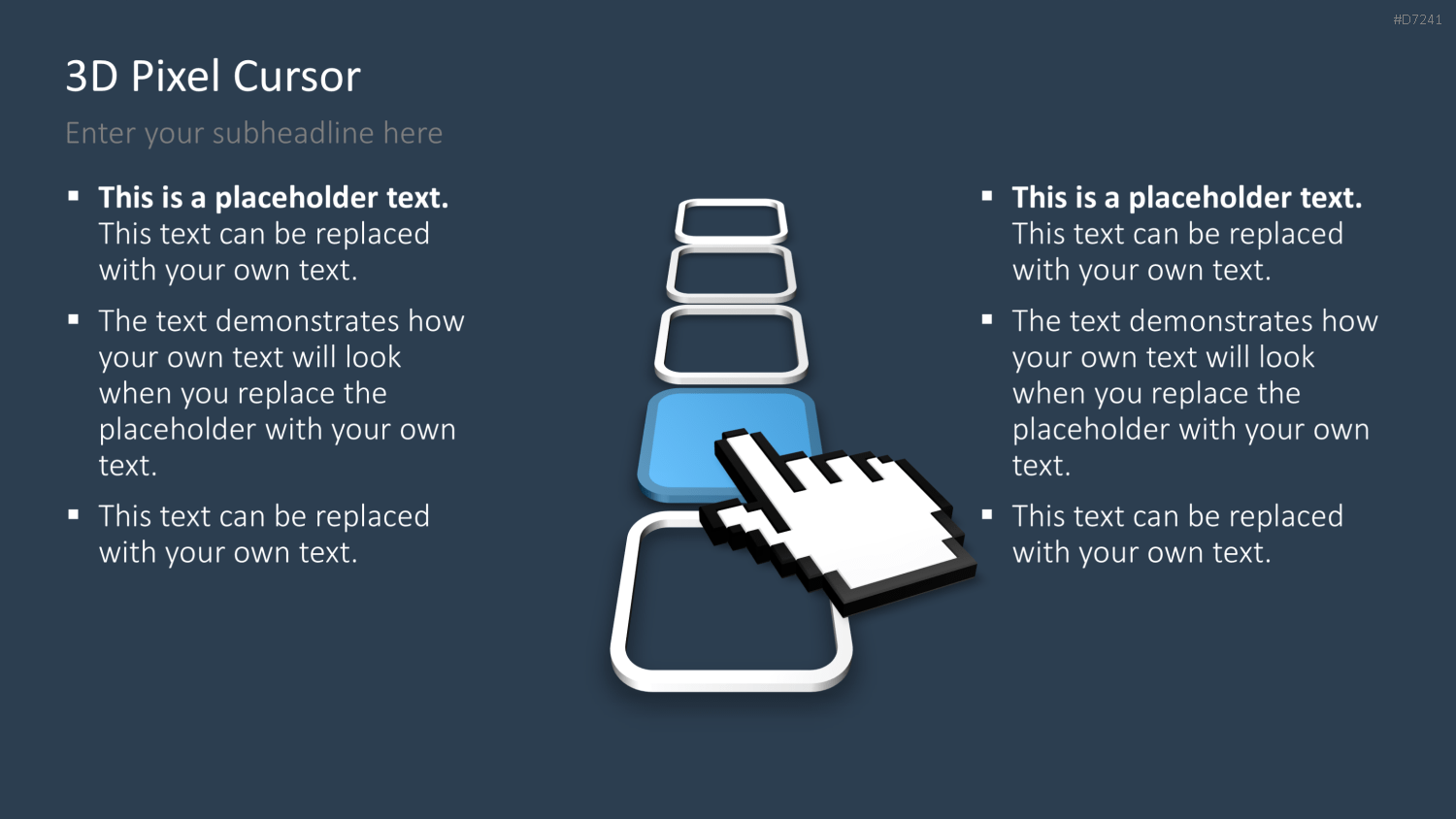 Cursors 3D PowerPoint-Vorlage