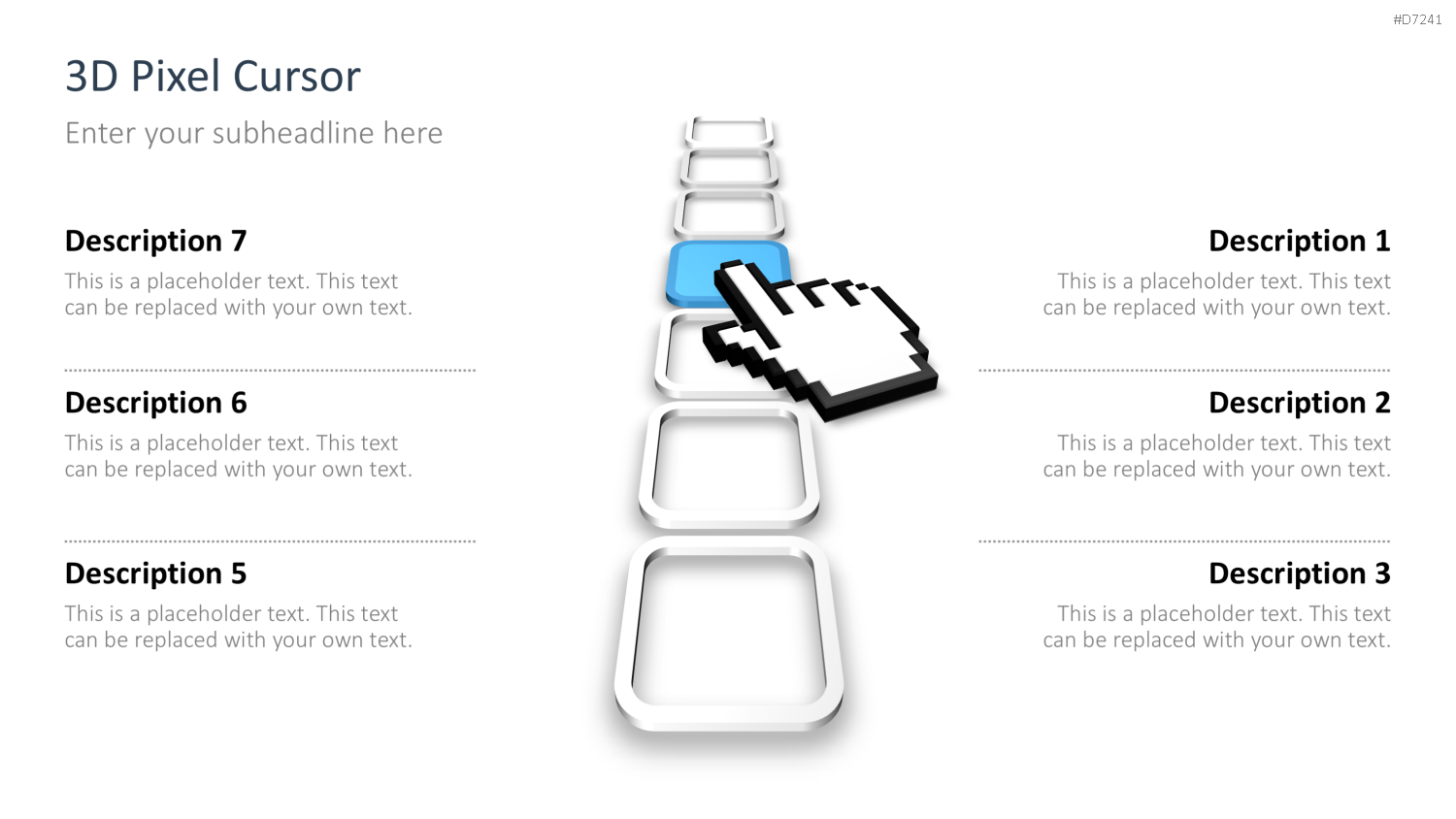Cursors 3D PowerPoint-Vorlage