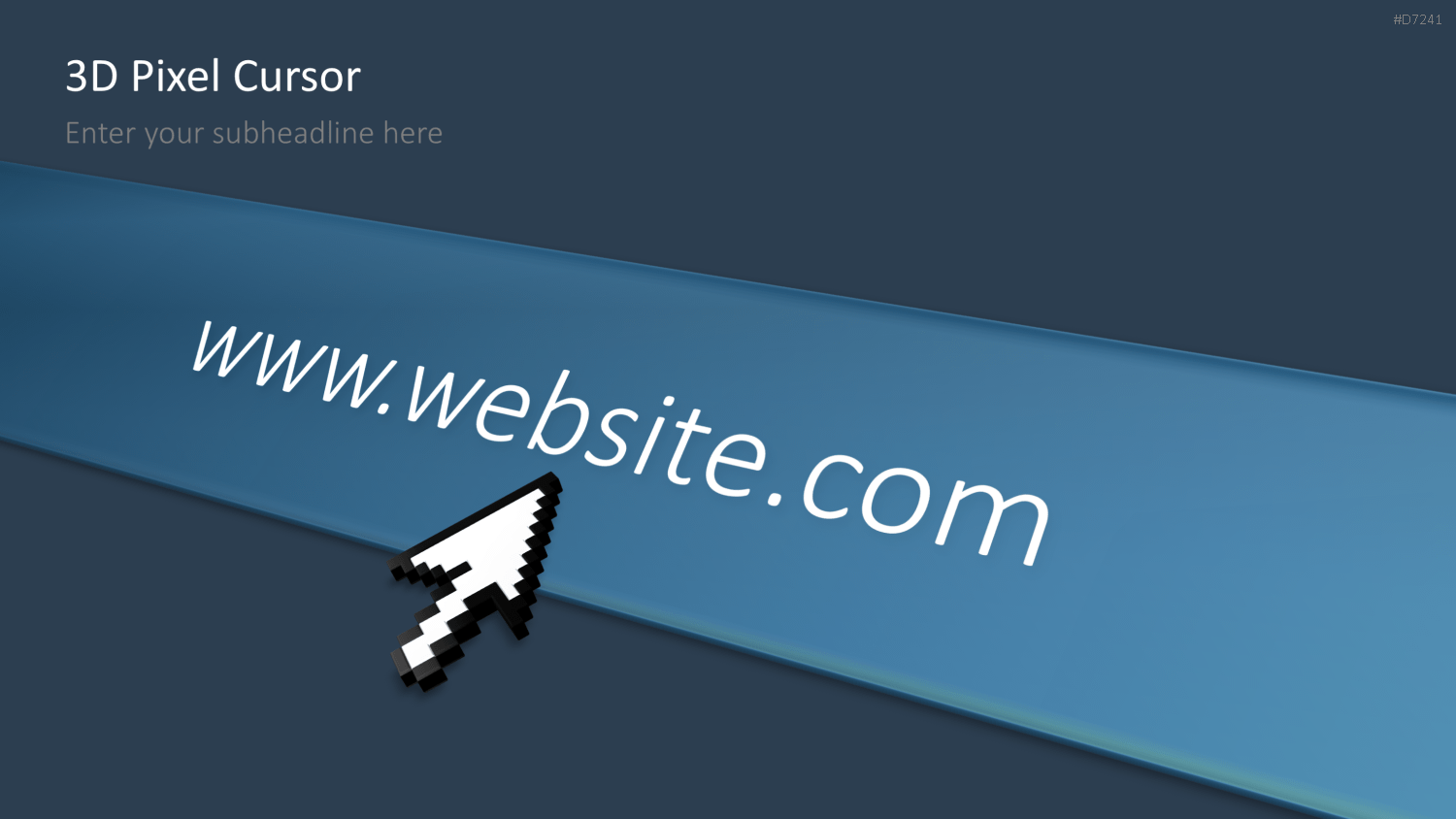 Cursors 3D PowerPoint-Vorlage