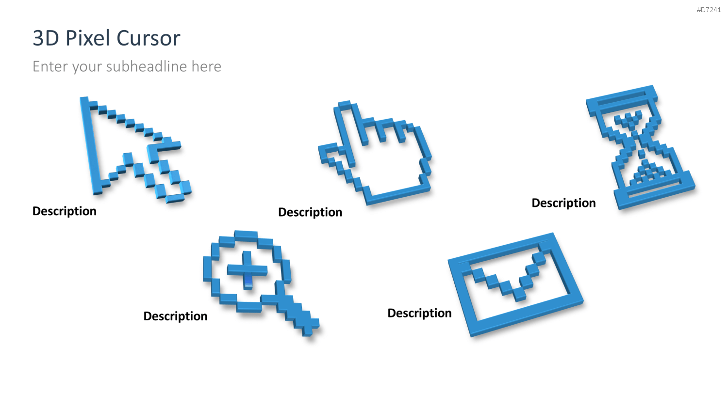 Cursors 3D PowerPoint-Vorlage