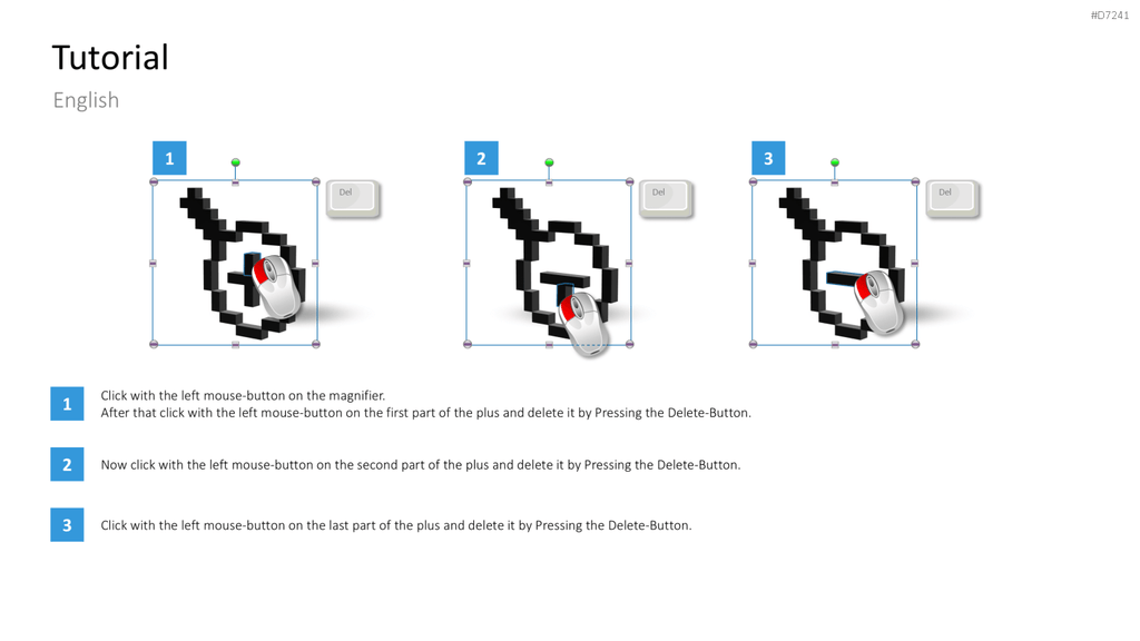 Cursors 3D PowerPoint-Vorlage