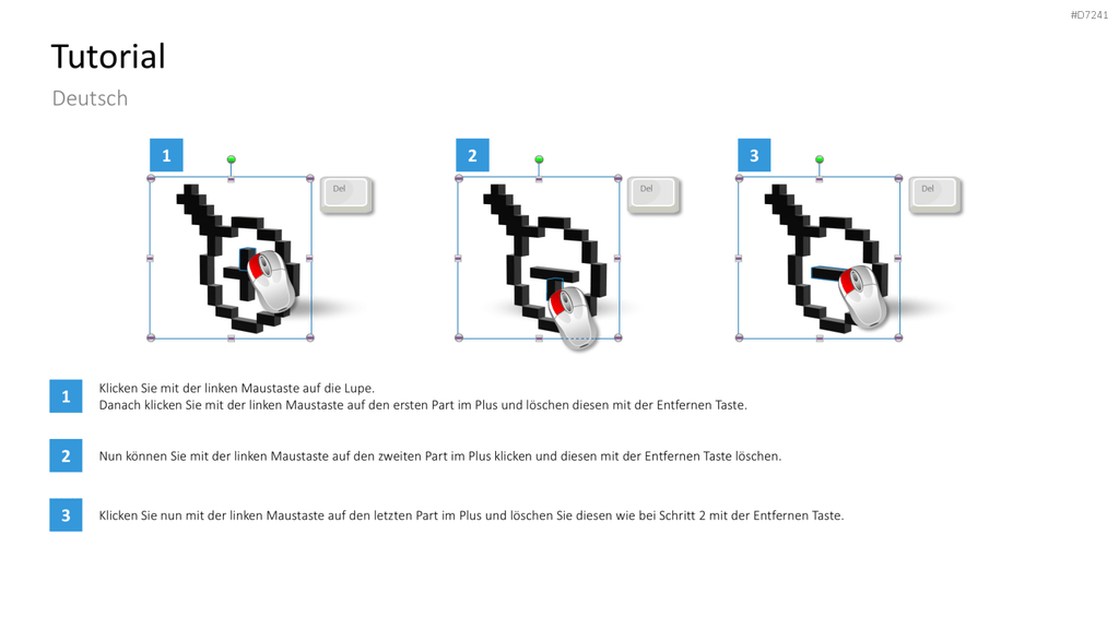Cursors 3D PowerPoint-Vorlage