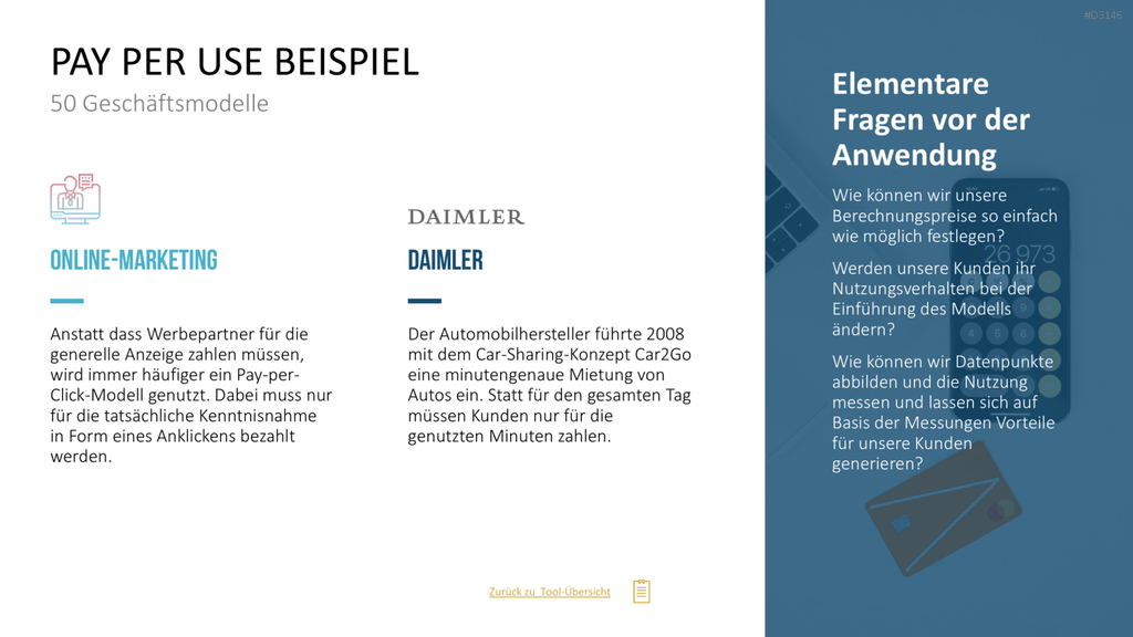 50 Geschäftsmodelle PowerPoint-Vorlage