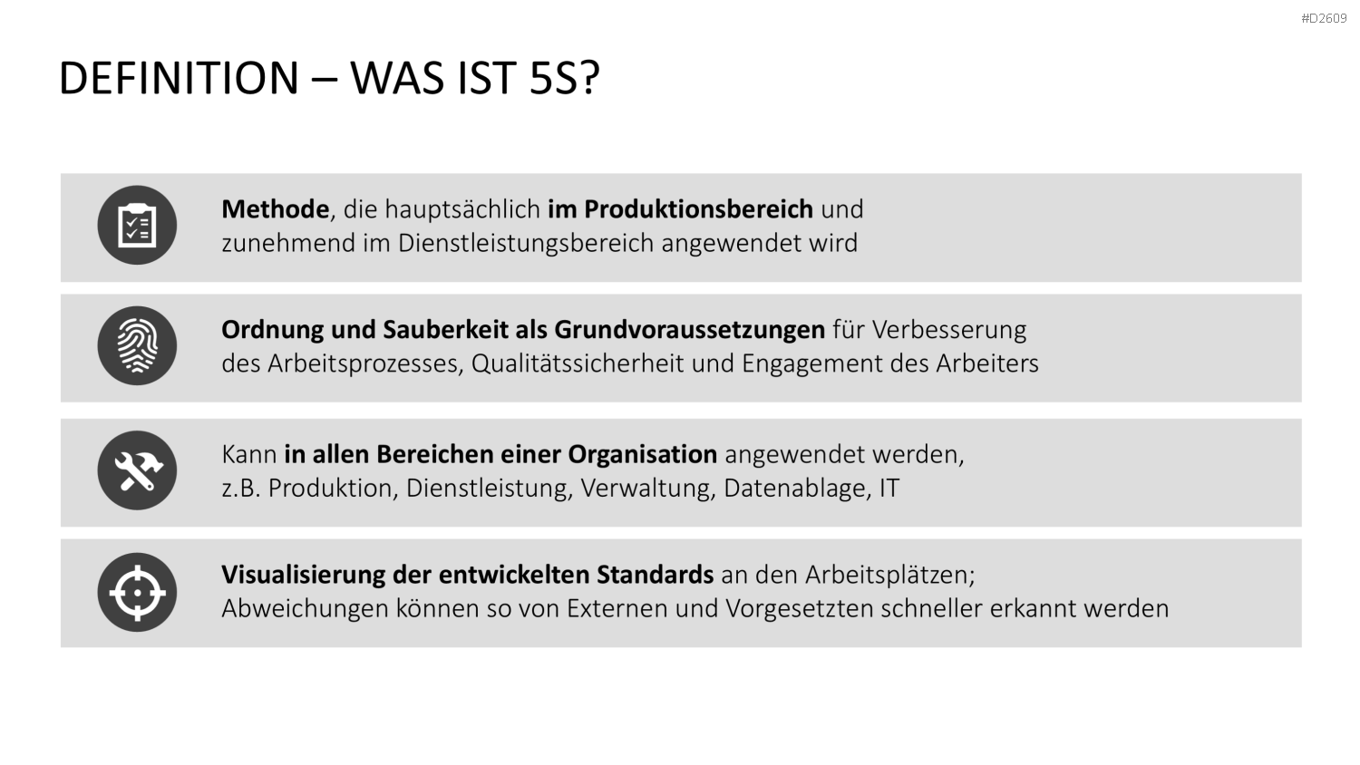 5S-Konzept PowerPoint-Vorlage