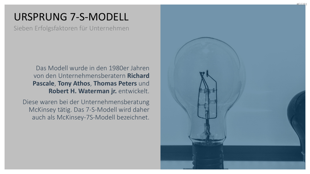 7-S-Modell PowerPoint-Vorlage