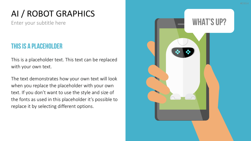 KI/ Roboter-Grafiken PowerPoint-Vorlage