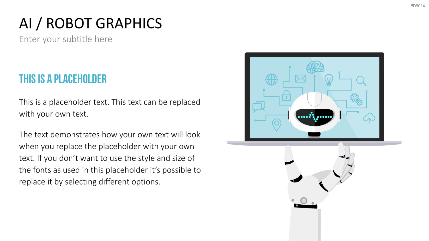 KI/ Roboter-Grafiken PowerPoint-Vorlage