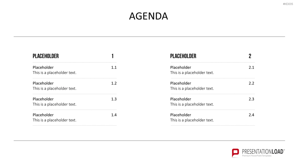 Agenda-Bundle PowerPoint-Vorlage
