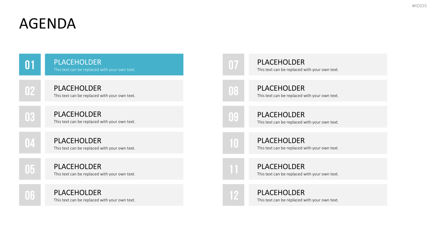 Agenda-Bundle PowerPoint-Vorlage