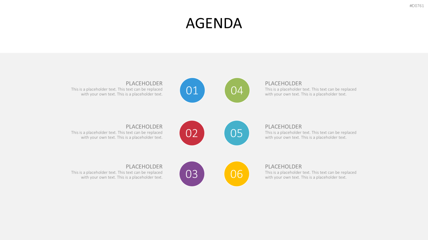 Agenda-Toolbox (animiert) PowerPoint-Vorlage