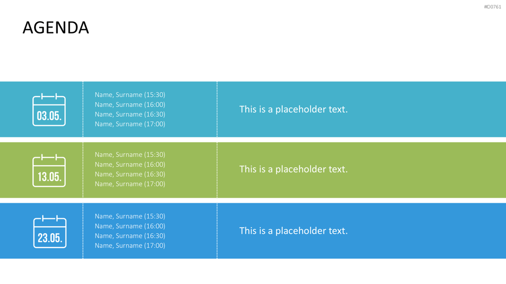 Agenda-Toolbox (animiert) PowerPoint-Vorlage