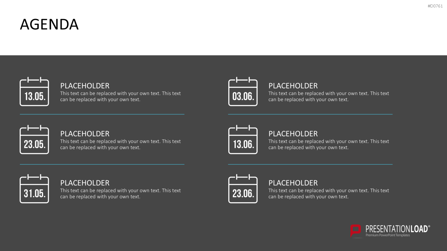 Agenda-Toolbox (animiert) PowerPoint-Vorlage