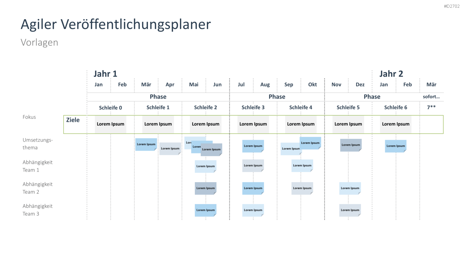 Agiles Projektmanagement PowerPoint-Vorlage