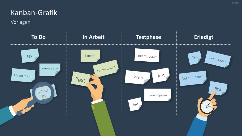 Agiles Projektmanagement PowerPoint-Vorlage