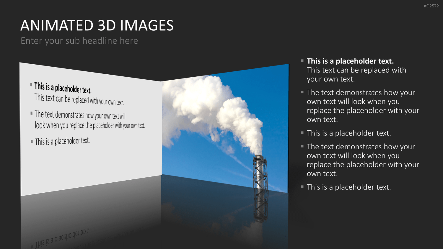 Animierte 3D Bilder PowerPoint-Vorlage