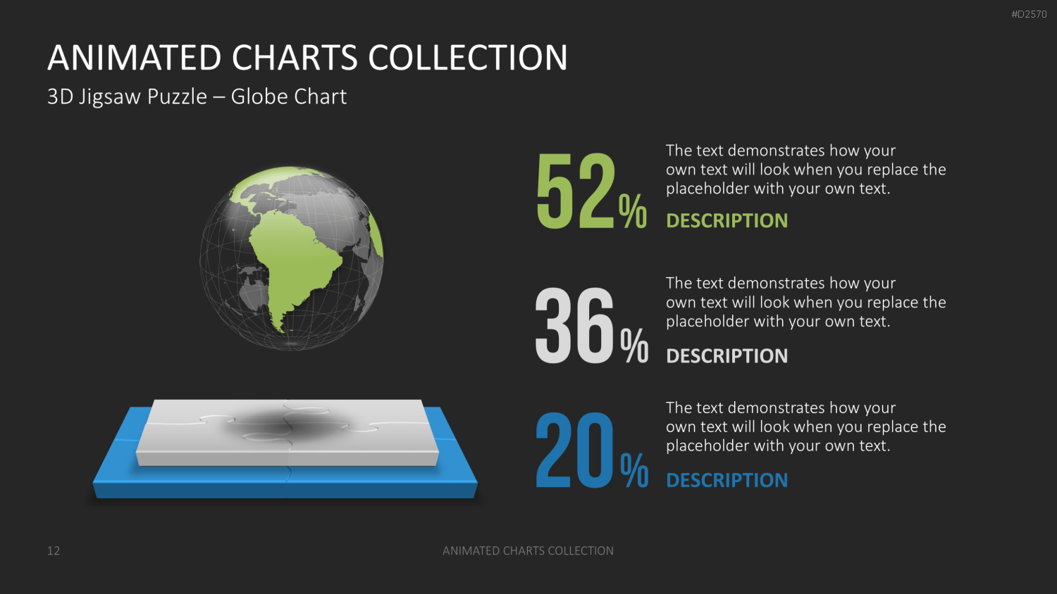 Animierte Charts Sammlung PowerPoint-Vorlage
