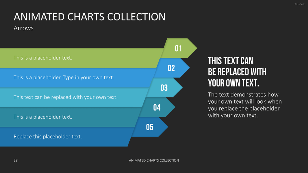 Animierte Charts Sammlung PowerPoint-Vorlage