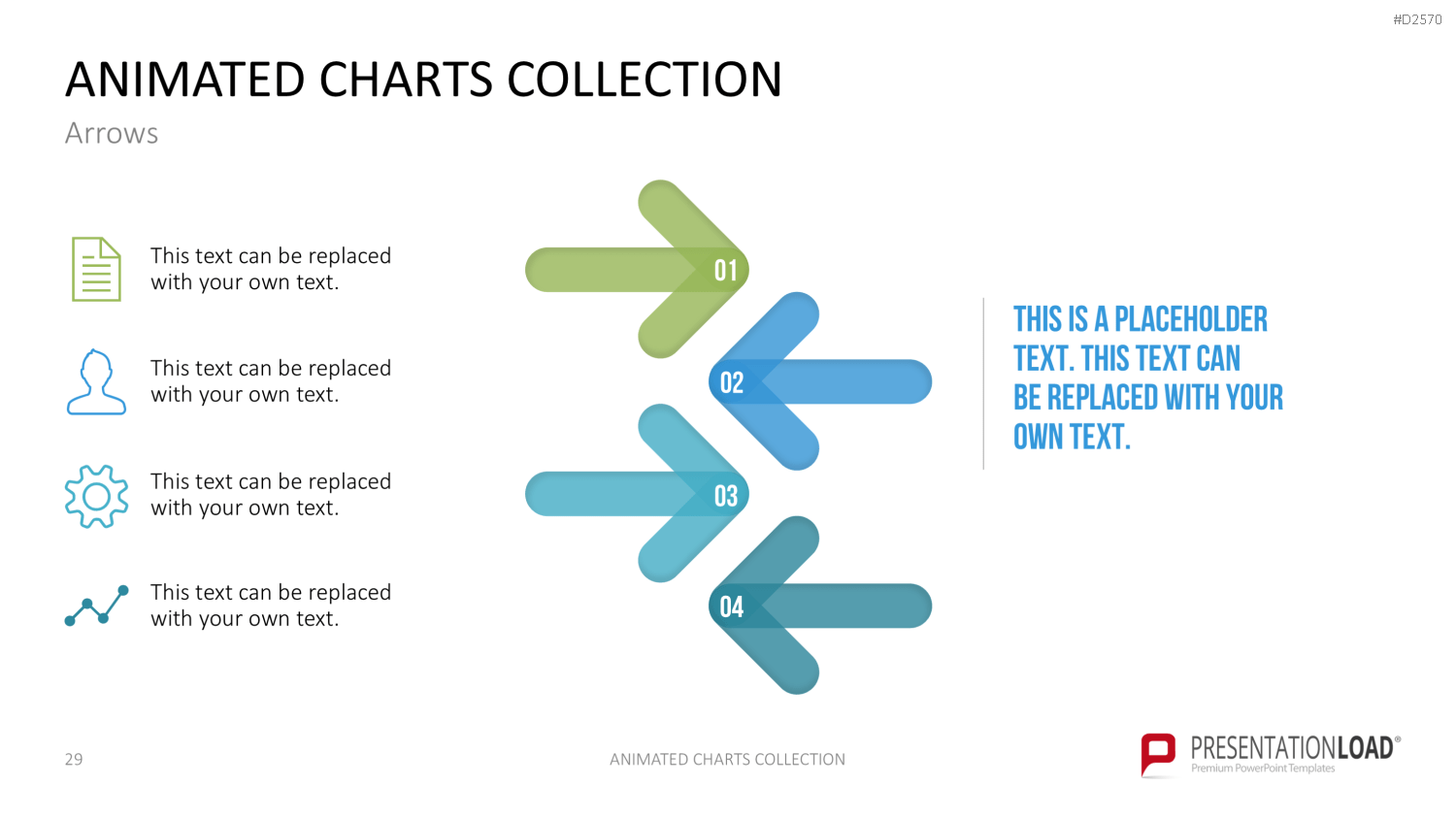 Animierte Charts Sammlung PowerPoint-Vorlage