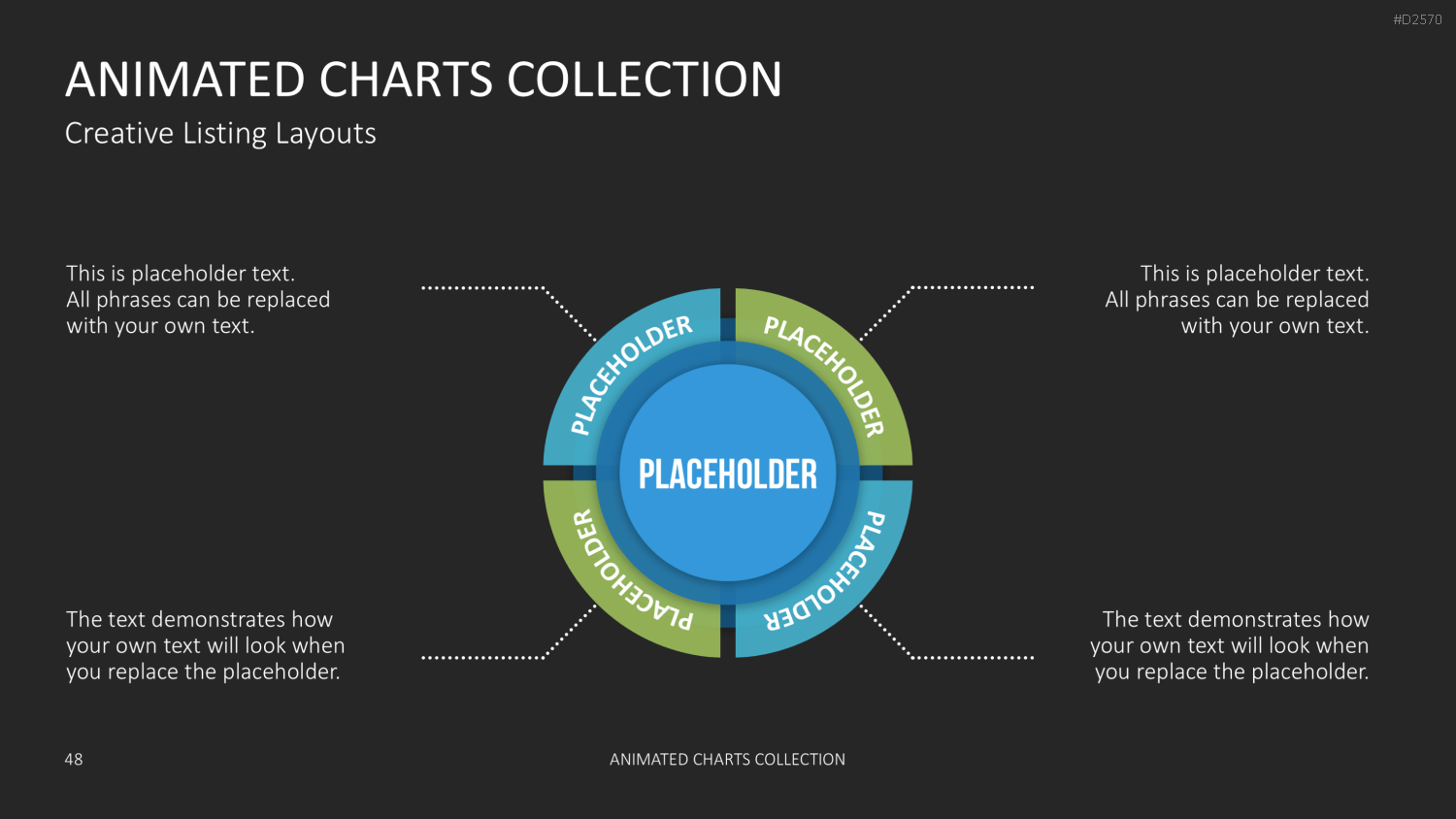 Animierte Charts Sammlung PowerPoint-Vorlage