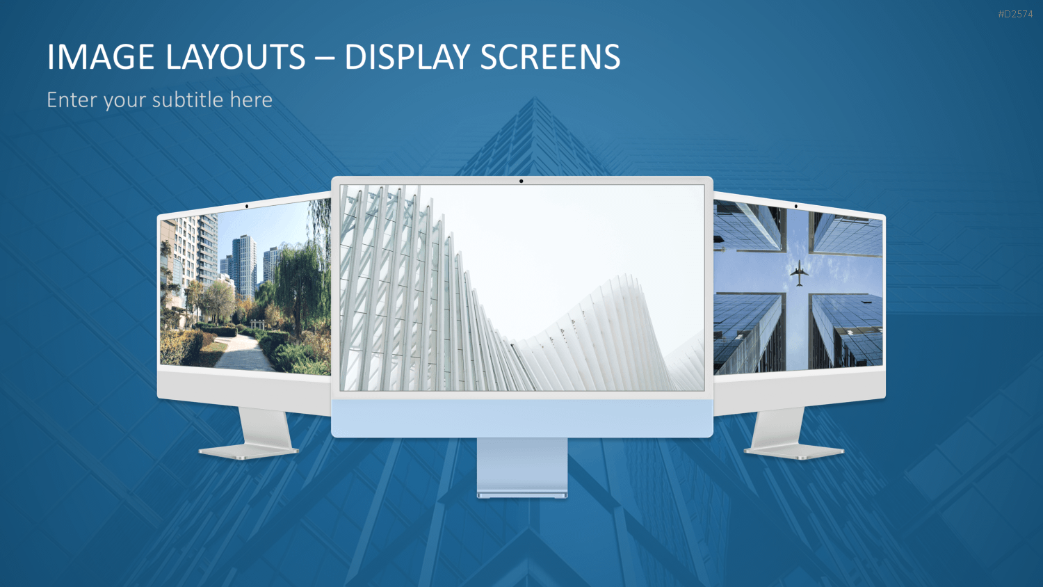 Animated Display Screens PowerPoint-Vorlage