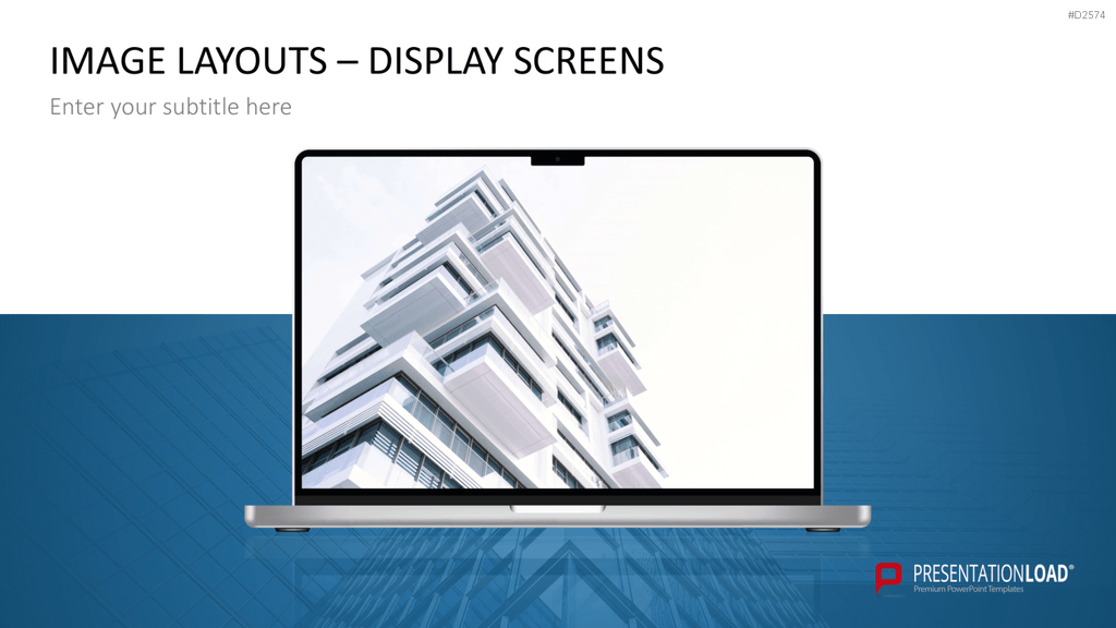 Animated Display Screens PowerPoint-Vorlage