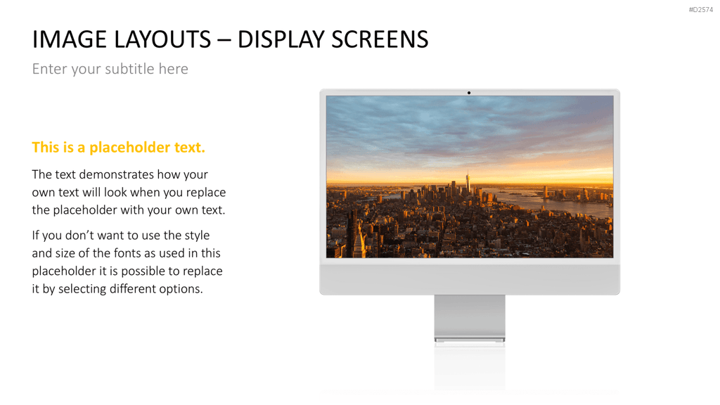 Animated Display Screens PowerPoint-Vorlage
