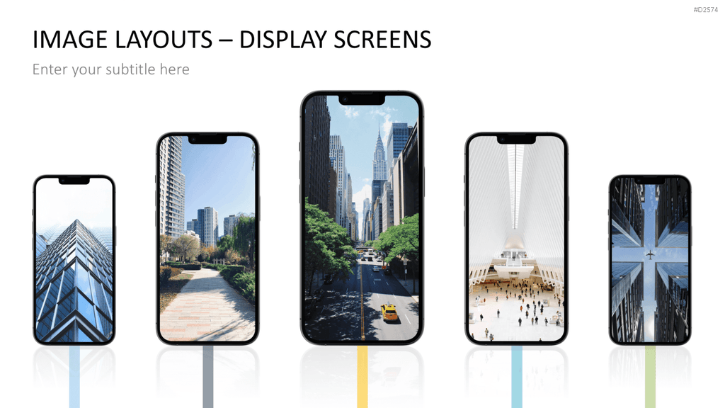 Animated Display Screens PowerPoint-Vorlage