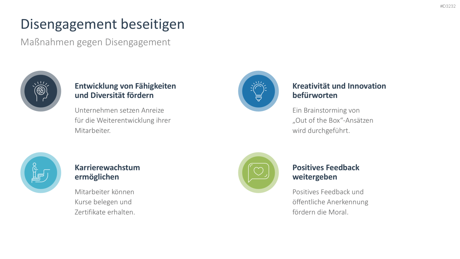 Arbeitsengagement PowerPoint-Vorlage