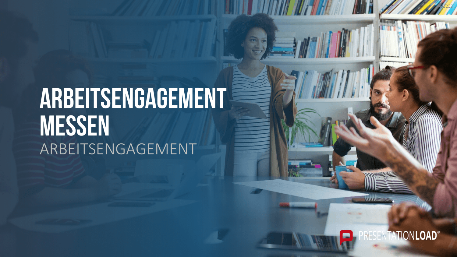 Arbeitsengagement PowerPoint-Vorlage