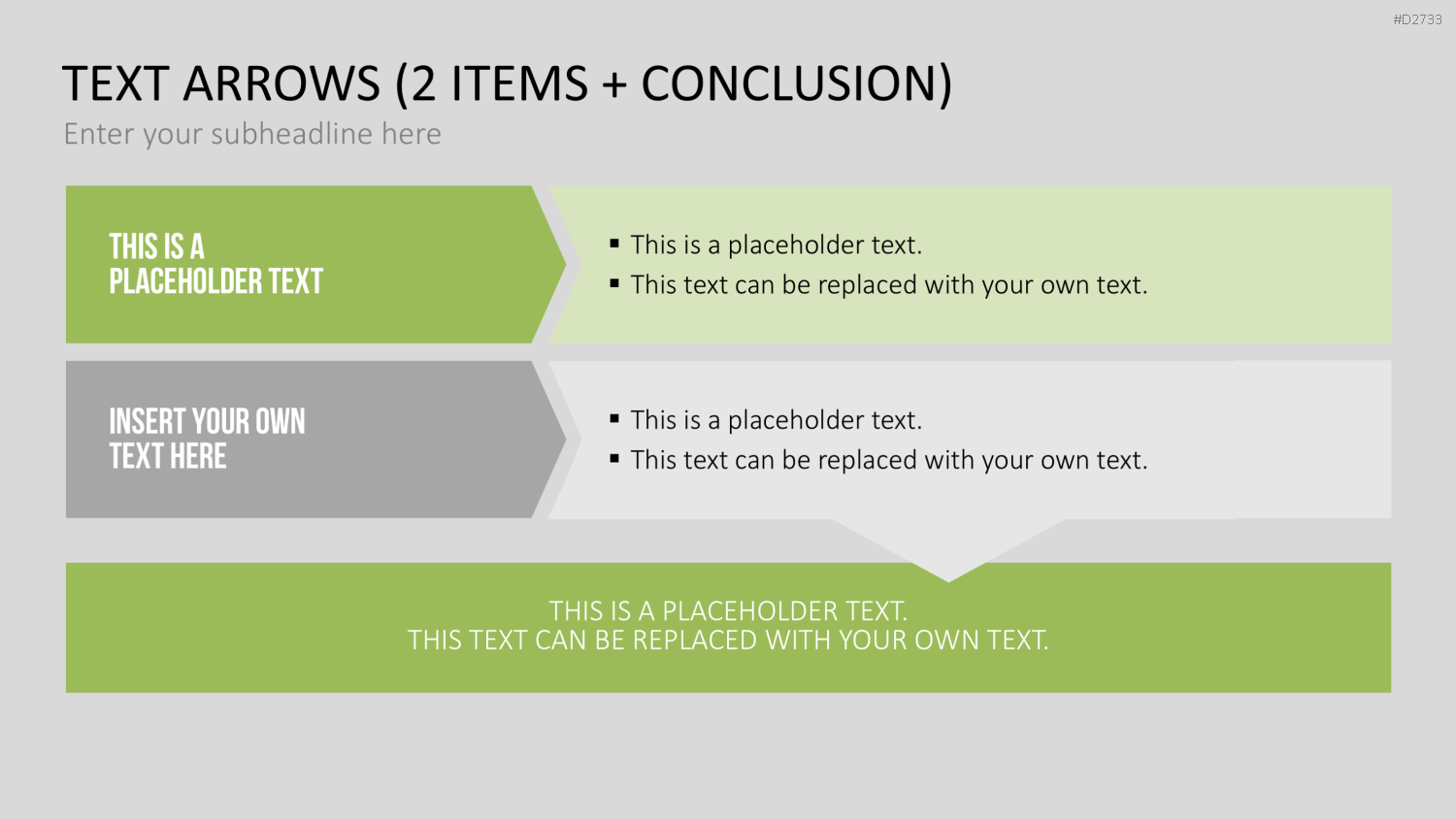 Pfeile - Toolbox 2D PowerPoint-Vorlage
