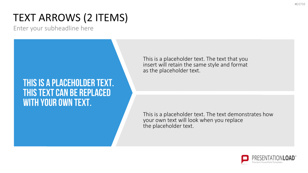 Pfeile - Toolbox 2D PowerPoint-Vorlage