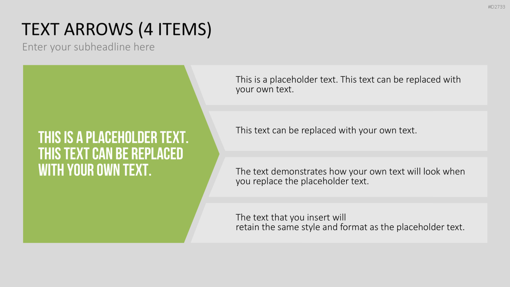 Pfeile - Toolbox 2D PowerPoint-Vorlage